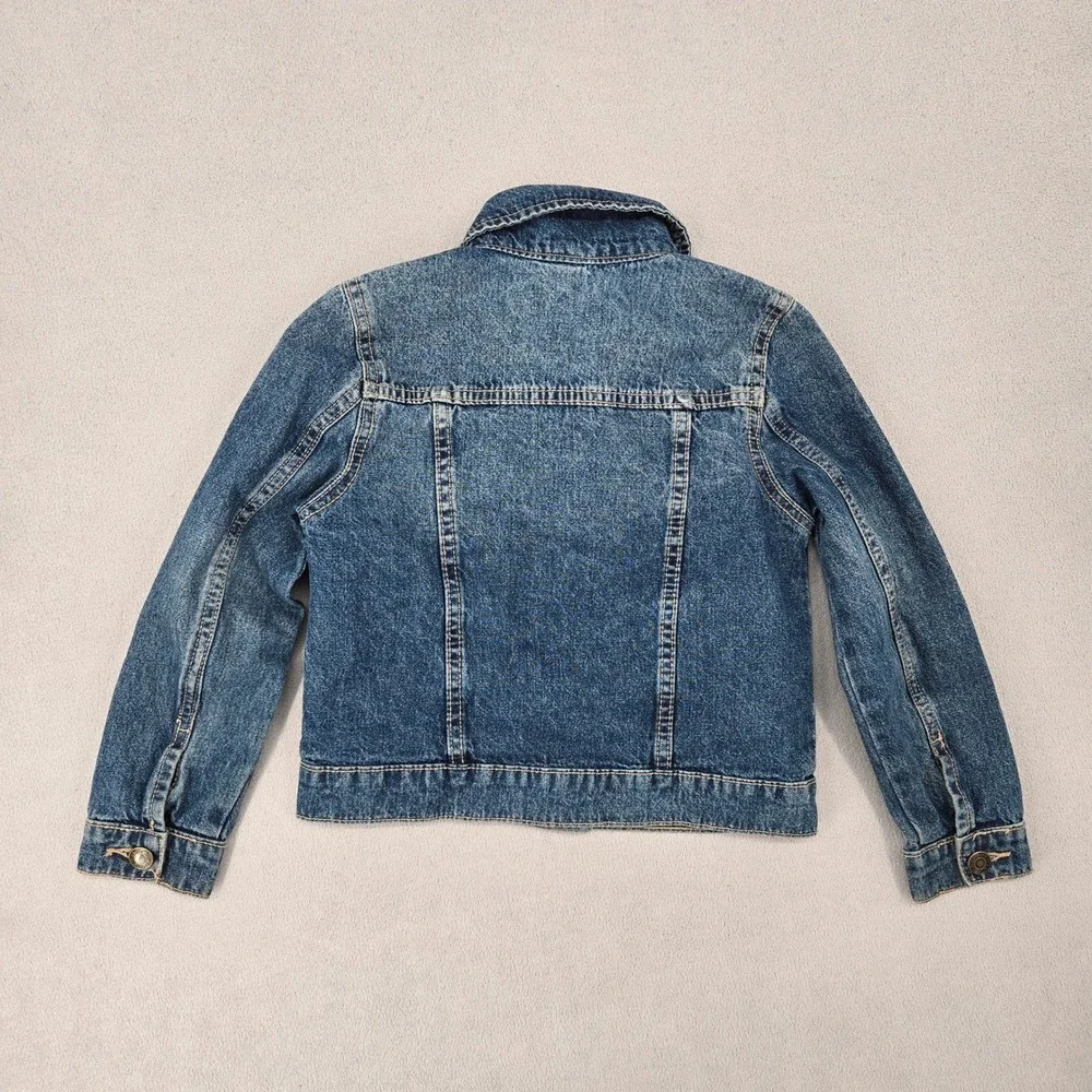 Carter's 6/6x Denim Trucker Jacket Kids Blue Classic Casual Jean Coat